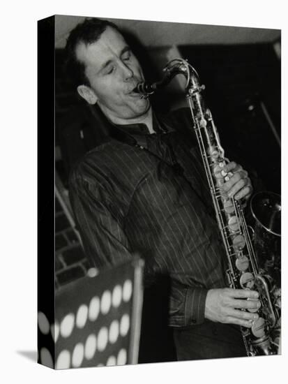 Steve Kaldestad Playing Tenor Saxophone at the Fairway, Welwyn Garden City, Hertfordshire, 2003-Denis Williams-Stretched Canvas