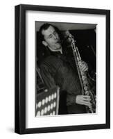 Steve Kaldestad Playing Tenor Saxophone at the Fairway, Welwyn Garden City, Hertfordshire, 2003-Denis Williams-Framed Photographic Print