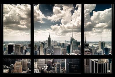 View of Manhattan, New York from Window
