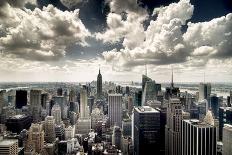 View of Manhattan, New York-Steve Kelley-Mounted Photographic Print