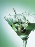 Martini with Olive Splash-Steve Lupton-Photographic Print