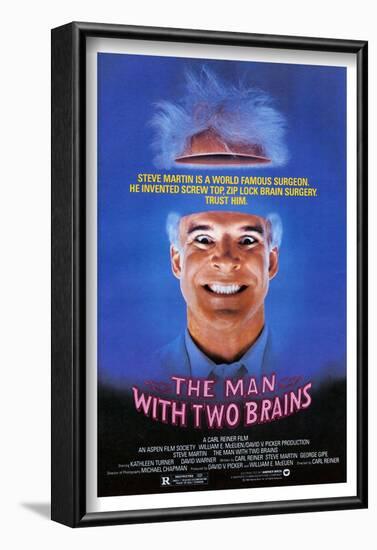 STEVE MARTIN. "THE MAN WITH TWO BRAINS" [1983], directed by CARL REINER.-null-Framed Photographic Print