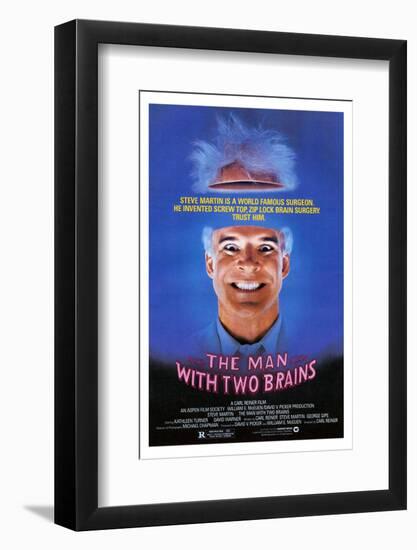 STEVE MARTIN. "THE MAN WITH TWO BRAINS" [1983], directed by CARL REINER.-null-Framed Photographic Print