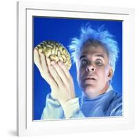 STEVE MARTIN. "THE MAN WITH TWO BRAINS" [1983], directed by CARL REINER.-null-Framed Photographic Print