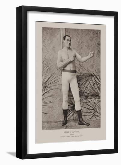 Steve O'Donnell, Australian Boxer-null-Framed Art Print