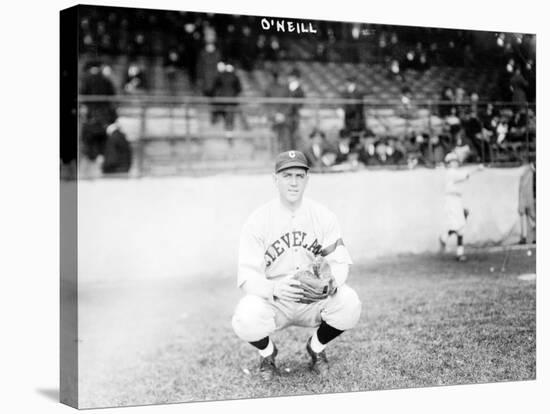 Steve O'Neill, Cleaveland Indians, Baseball Photo - Cleveland, OH-Lantern Press-Stretched Canvas