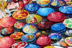 Mexico, Jalisco. Bowls for Sale in Street Market-Steve Ross-Photographic Print