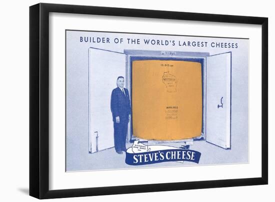 Steve's Cheese Vault, Denmark, Wisconsin-null-Framed Art Print