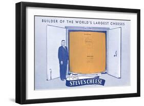 Steve's Cheese Vault, Denmark, Wisconsin-null-Framed Art Print