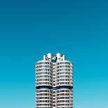 View over Cologne in the Evening, North Rhine-Westphalia, Germany-Steve Simon-Photographic Print