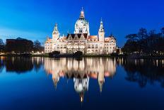 View over Cologne in the Evening, North Rhine-Westphalia, Germany-Steve Simon-Photographic Print