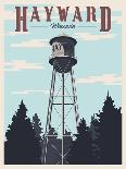 Hayward Water Tower-Steve Thomas-Giclee Print