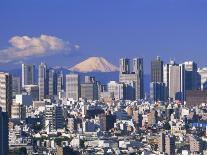 Mt.Fuji and Tokyo Shinjuku Area Skyline, Tokyo, Japan-Steve Vidler-Photographic Print