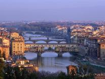 Ponte Vecchio and Arno River, Florence, Tuscany, Italy-Steve Vidler-Photographic Print