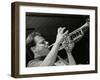 Steve Waterman Playing the Trumpet at the Fairway, Welwyn Garden City, Hertfordshire, 10 May 1992-Denis Williams-Framed Photographic Print