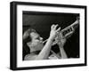 Steve Waterman Playing the Trumpet at the Fairway, Welwyn Garden City, Hertfordshire, 10 May 1992-Denis Williams-Framed Photographic Print