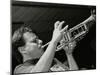 Steve Waterman Playing the Trumpet at the Fairway, Welwyn Garden City, Hertfordshire, 10 May 1992-Denis Williams-Mounted Photographic Print
