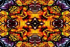 Colourful Kaleidoscope Pattern-Steve18-Art Print