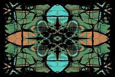 Colourful Kaleidoscope Pattern-Steve18-Art Print