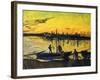 Stevedores in Arles-Vincent van Gogh-Framed Giclee Print