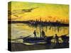 Stevedores in Arles-Vincent van Gogh-Stretched Canvas