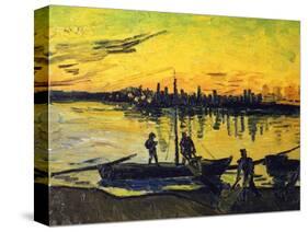 Stevedores in Arles-Vincent van Gogh-Stretched Canvas