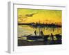 Stevedores in Arles-Vincent van Gogh-Framed Giclee Print