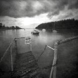 Sailing Boat on Sandy Shore-Steven Allsopp-Photographic Print