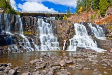 Temperance River, Lake Superior-Steven Gaertner-Framed Stretched Canvas