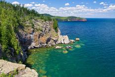 Split Rock Lighthouse, Lake Superior-Steven Gaertner-Stretched Canvas