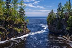 Split Rock Lighthouse, Lake Superior-Steven Gaertner-Mounted Photographic Print