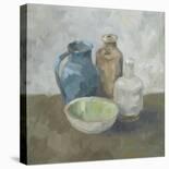 Still life with Blue Bowl-Steven Johnson-Stretched Canvas