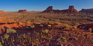 Flat top hoodoo on the edge of a cliff along the Billings Gap Trail on Blue Mesa-Steven Love-Photographic Print