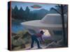 Steven Michalak Encounters a UFO at Falcon Lake, Canada-Michael Buhler-Stretched Canvas