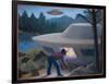 Steven Michalak Encounters a UFO at Falcon Lake, Canada-Michael Buhler-Framed Art Print