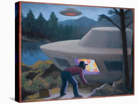 Steven Michalak Encounters a UFO at Falcon Lake, Canada-Michael Buhler-Stretched Canvas