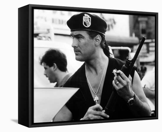 Steven Seagal - Out for Justice-null-Framed Stretched Canvas