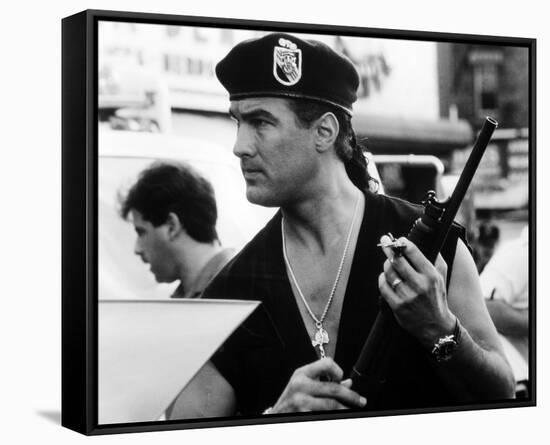 Steven Seagal - Out for Justice-null-Framed Stretched Canvas
