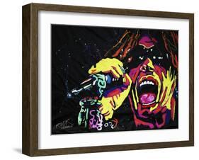 Steven Tyler 001-Rock Demarco-Framed Giclee Print