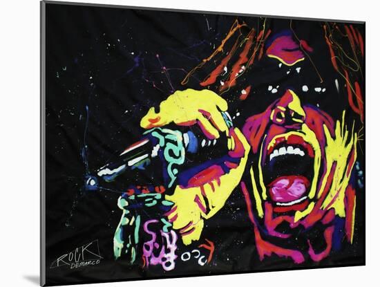 Steven Tyler 001-Rock Demarco-Mounted Giclee Print