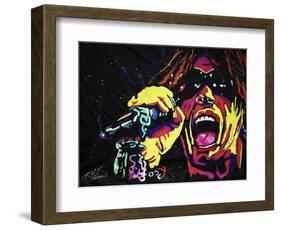 Steven Tyler 001-Rock Demarco-Framed Giclee Print