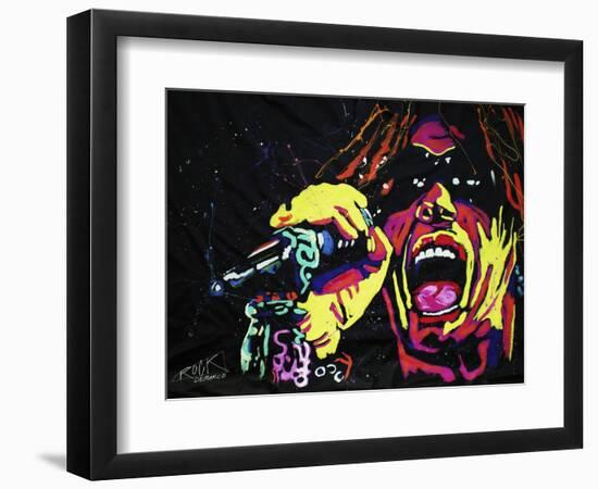 Steven Tyler 001-Rock Demarco-Framed Giclee Print