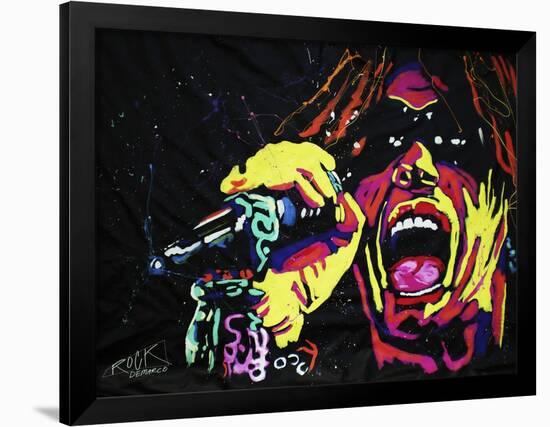 Steven Tyler 001-Rock Demarco-Framed Giclee Print