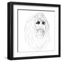 Steven Tyler-Logan Huxley-Framed Art Print