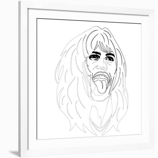 Steven Tyler-Logan Huxley-Framed Art Print