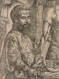 Andreas Vesalius Dissecting the Muscles of the Forearm of a Cadaver, 1543-Steven van Calcar-Laminated Giclee Print