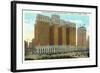 Stevens Hotel, Michigan Boulevard-null-Framed Art Print