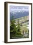 Stevenson, Washington - Pacific Crest Trail and Hikers-Lantern Press-Framed Art Print