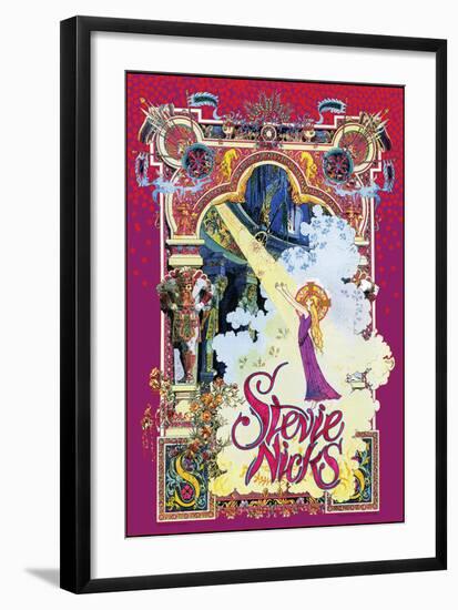 Stevie Nicks Spotlight-Bob Masse-Framed Art Print