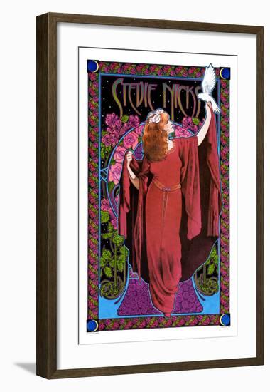 Stevie Nicks, White Winged Dove-Bob Masse-Framed Art Print